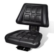 Detailed information about the product VidaXL Tractor Seat With Backrest Black