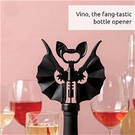 Detailed information about the product Vino Spooky Bat 2 in 1 Wine nd Beer Opener, Corkscrew and Bottle Opener