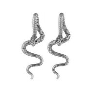 Detailed information about the product Vintage Goth Snake Earrings, Snake Statement Jewelry for Women's Halloween, Silver