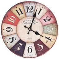 Detailed information about the product Vintage Wall Clock Colourful 30 Cm