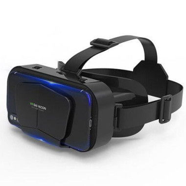 Virtual Reality (VR) Headset 3D Glasses Headset Helmets And VR Goggles For TV Movies And Video Games. Compatible With IOS Android And Supports 4.7-7 Inch Devices.