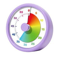 Detailed information about the product Visual Timer for Kids, 60 Minutes Countdown Timer for Classroom Kitchen Home Office Study, Pomodoro Timer Tools for Kids (Purple)