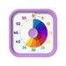 Visual Timer for Kids with Rainbow Patterned, 60 Minutes Countdown Timer for Learning and Kitchen Cooking, Pomodoro Timer for Time Management (Purple). Available at Crazy Sales for $19.95