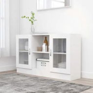 Detailed information about the product Vitrine Cabinet White 120x30.5x70 cm Engineered Wood