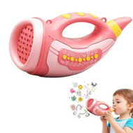 Detailed information about the product Voice Changer Toy for Kids Age 3 to 8 Animal Sounds Horn, 30 Fun Sound Effects and Lights Voice Changer Device, Pink