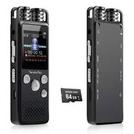 Detailed information about the product Voice Recorder Playback 32GB Internal Storage 64GB TF Card Voice Activated Recorder DSP Noise Reduction Dual Microphones Mp3 Speaker Music Overdubbing