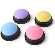 Detailed information about the product Voice Recording Button Dog Buttons for Communication Pet Training Buzzer 4 Packs(Blue+Pink+Yellow+Purple)
