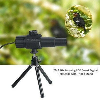 W110 Smart Digital USB Telescope Monocular Adjustable Scalable Camera Zoom 70x HD 2.0MP Monitor For Shooting Videotaping.