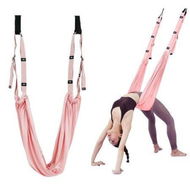 Detailed information about the product Waist Back Leg Stretch Strap For Stretching Back Bend Split Inversion Strap Gravity Yoga For Fitness Door Flexibility Trainer Beginner Gym Pink