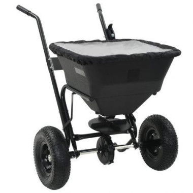 Walk Behind Salt Spreader PVC And Steel 106x73x76 Cm 45 L