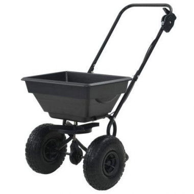 Walk Behind Salt Spreader PVC And Steel 92x46x70 Cm 15 L