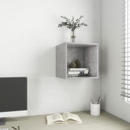 Detailed information about the product Wall Cabinet Concrete Grey 37x37x37 Cm Engineered Wood