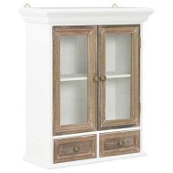 Detailed information about the product Wall Cabinet White 49x22x59 Cm Solid Wood