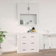 Detailed information about the product Wall Cabinet White 80x33x80 Cm Engineered Wood