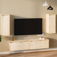 Detailed information about the product Wall Cabinets 2 Pcs 30x30x80 Cm Solid Wood Pine