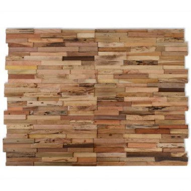 Wall Cladding Panels - 10 Pcs 1.03m Recycled Teak Wood.