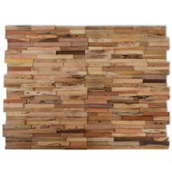 Detailed information about the product Wall Cladding Panels - 10 Pcs 1.03m Recycled Teak Wood.