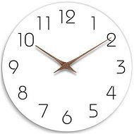 Detailed information about the product Wall Clock Silent Non-Ticking 10-Inch Wall Clocks Battery Operated Modern Style Wooden Clock Decorative For Kitchen Home Bedrooms Office (10-Inch White)