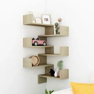 Detailed information about the product Wall Corner Shelves 2 pcs Sonoma Oak 40x40x50 cm Engineered Wood