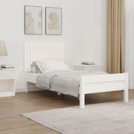 Detailed information about the product Wall Headboard White 95.5x3x60 Cm Solid Wood Pine.