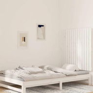 Detailed information about the product Wall Headboard White 95.5x3x90 Cm Solid Wood Pine.