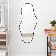 Detailed information about the product Wall Mirror Black 100x45 cm