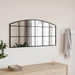 Wall Mirror Black 100x50 cm Arch Iron. Available at Crazy Sales for $109.95