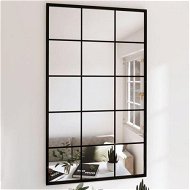 Detailed information about the product Wall Mirror Black 100x60 cm Metal