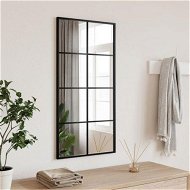 Detailed information about the product Wall Mirror Black 40x80 cm Rectangle Iron