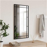 Detailed information about the product Wall Mirror Black 40x80 cm Rectangle Iron