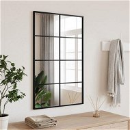 Detailed information about the product Wall Mirror Black 50x80 cm Rectangle Iron