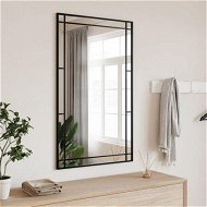 Detailed information about the product Wall Mirror Black 60x100 cm Rectangle Iron