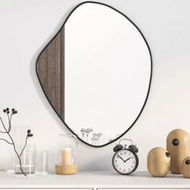 Detailed information about the product Wall Mirror Black 60x50 cm