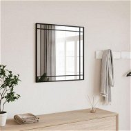 Detailed information about the product Wall Mirror Black 60x60 cm Square Iron