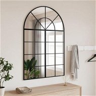 Detailed information about the product Wall Mirror Black 80x120 cm Arch Iron