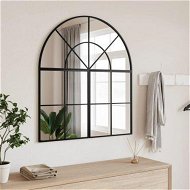 Detailed information about the product Wall Mirror Black 80x40 cm Arch Iron