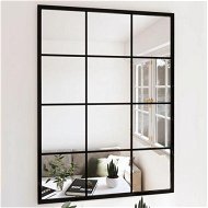 Detailed information about the product Wall Mirror Black 80x60 cm Metal