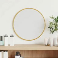 Detailed information about the product Wall Mirror Gold Ã˜ 30 cm Round