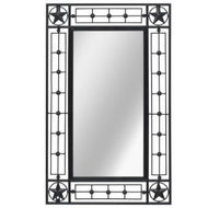 Detailed information about the product Wall Mirror Rectangular 50x80 Cm Black