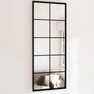 Detailed information about the product Wall Mirrors 2 pcs Black 100x40 cm Metal