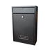 Wall Mount Mailbox, Locking Large Mailbox with Key Lock, Safe Key Drop Box, Steel Cash Drop Box for Home Office School, 22 x 8 x 32 cm , Black. Available at Crazy Sales for $29.95