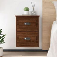 Detailed information about the product Wall-mounted Bedside Cabinets 2 pcs Brown Oak 41.5x36x53cm