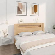 Detailed information about the product Wall-mounted Bedside Cabinets 2 pcs Grey Sonoma 50x36x25 cm