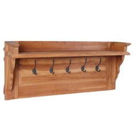 Detailed information about the product Wall Mounted Coat Rack 80x16.5x35 cm Solid Teak Wood