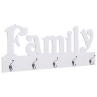 Detailed information about the product Wall-mounted Coat Rack FAMILY 74x29.5 Cm.