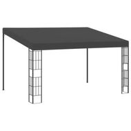 Detailed information about the product Wall-mounted Gazebo 3x4 m Anthracite Fabric