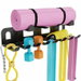 Wall Mounted Gym Storage Rack Workout Equipment Organiser for Yoga Mats Dumbbells Resistance Bands and Fitness Accessories. Available at Crazy Sales for $19.99