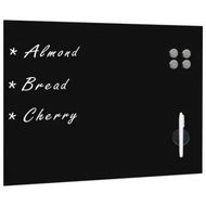 Detailed information about the product Wall Mounted Magnetic Blackboard Glass 80x60 cm