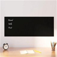 Detailed information about the product Wall-mounted Magnetic Board Black 100x40 Cm Tempered Glass