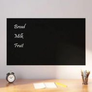 Detailed information about the product Wall-mounted Magnetic Board Black 100x60 Cm. Tempered Glass.